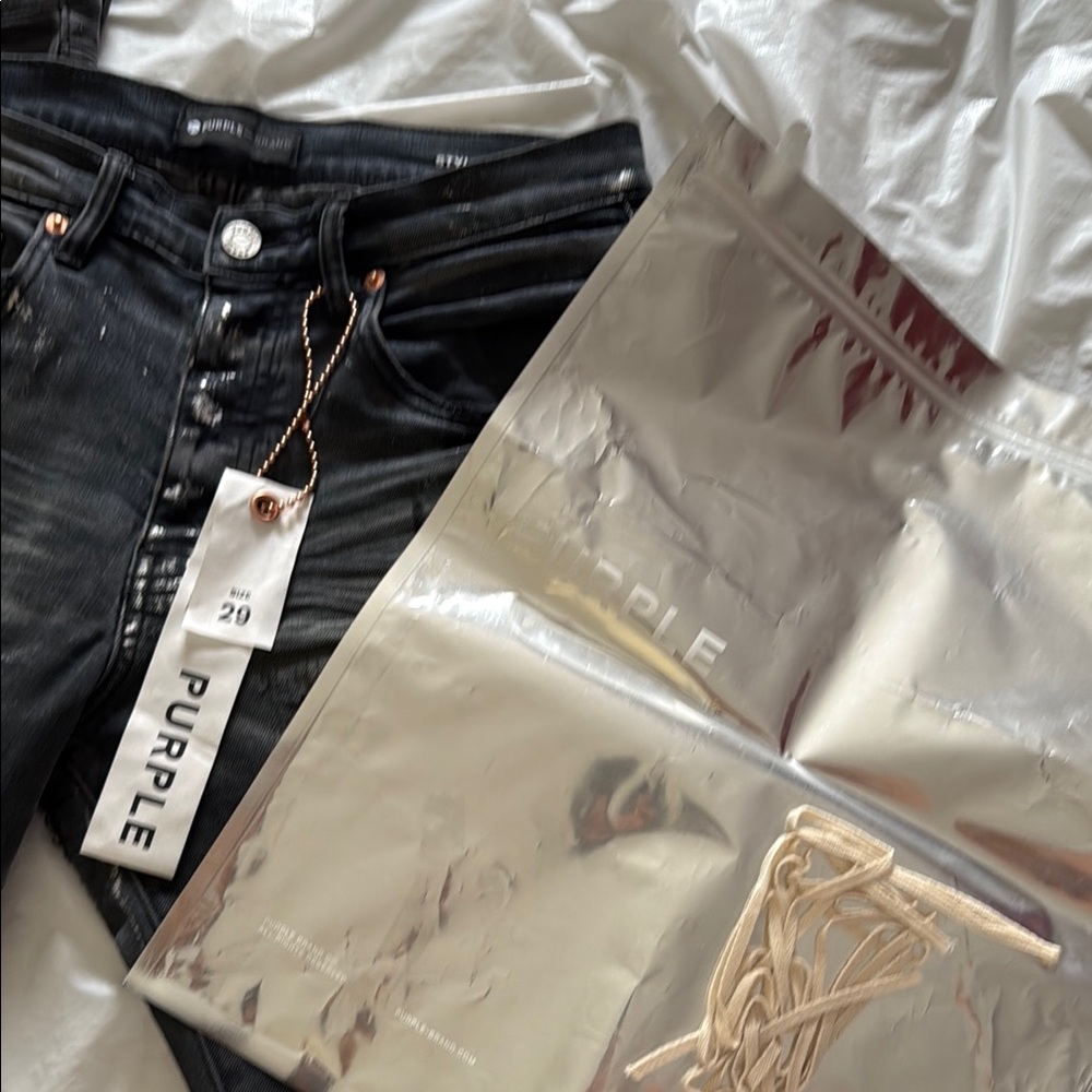 Distressed Purple Brand Jeans - Picture 10 of 10